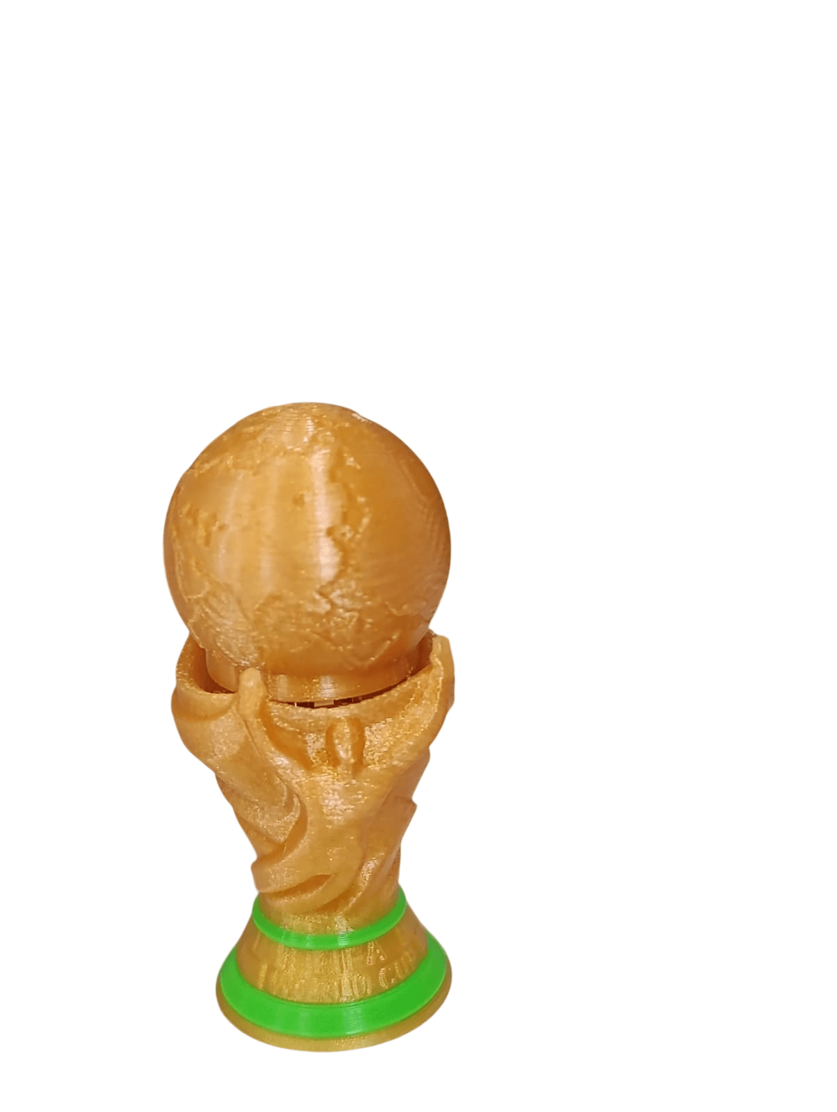 Detalle de Clicker Copa del Mundo impreso en 3D
