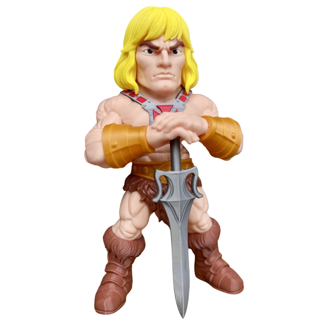 Detalle de He-Man impreso en 3D