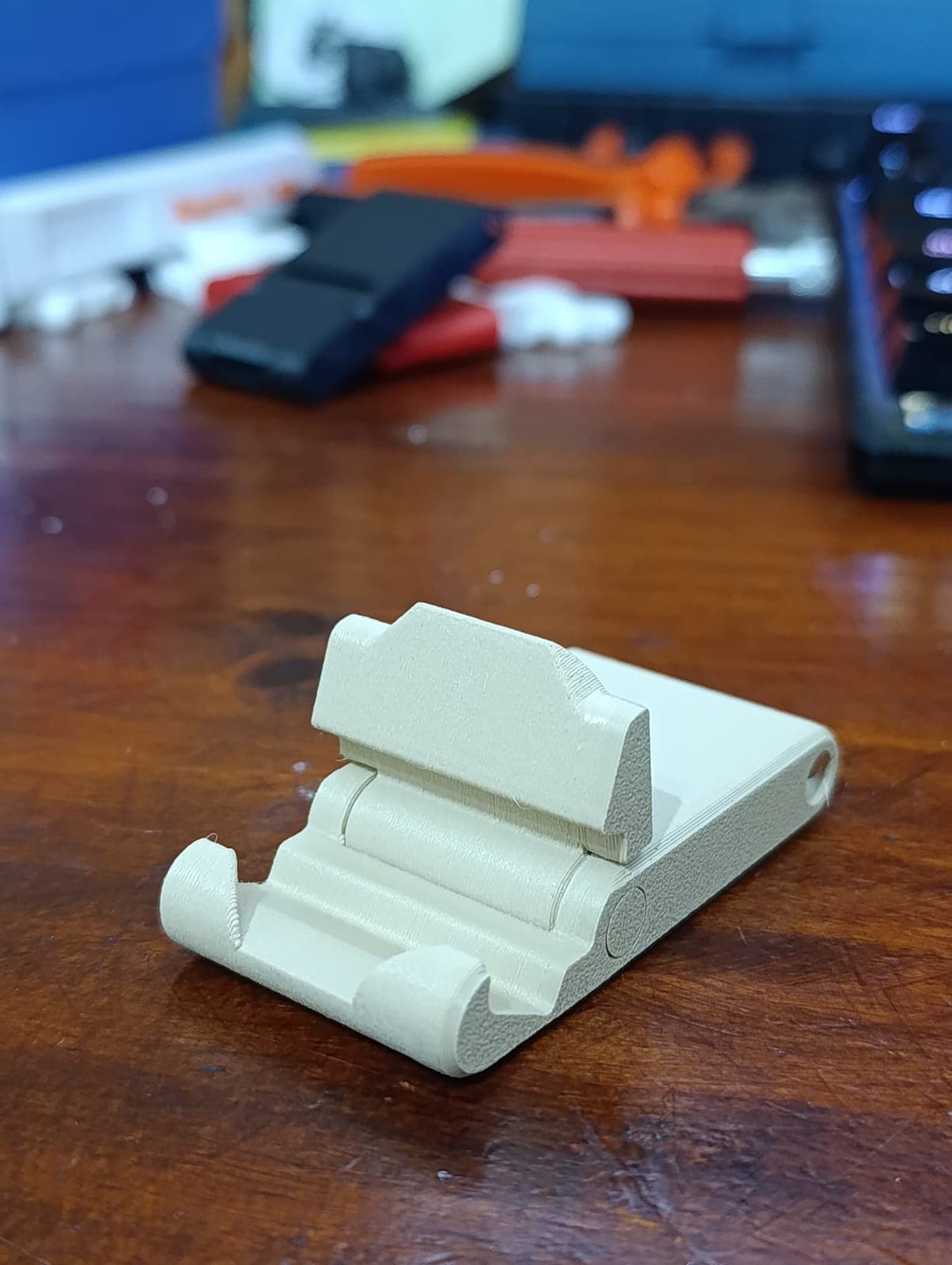 Detalle de Llavero porta celular impreso en 3D