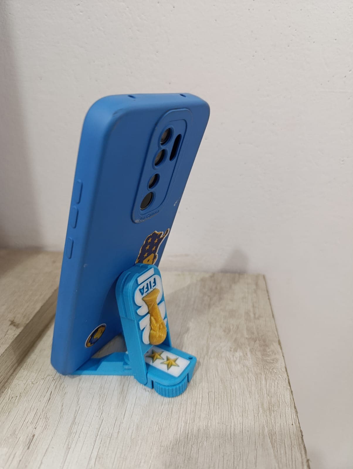 Detalle de Llavero porta celular Selección Argentina impreso en 3D