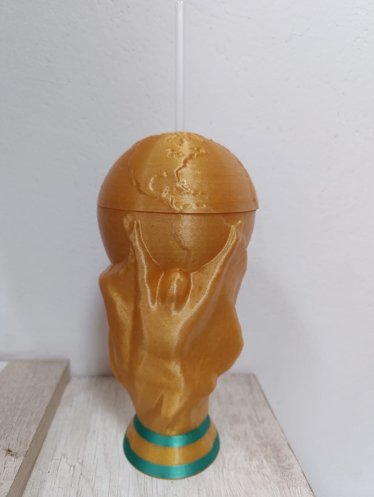 Vaso Milkshake Copa del Mundo impreso en 3D